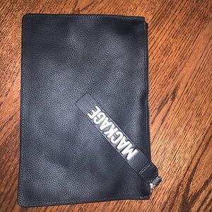Mackage black clutch